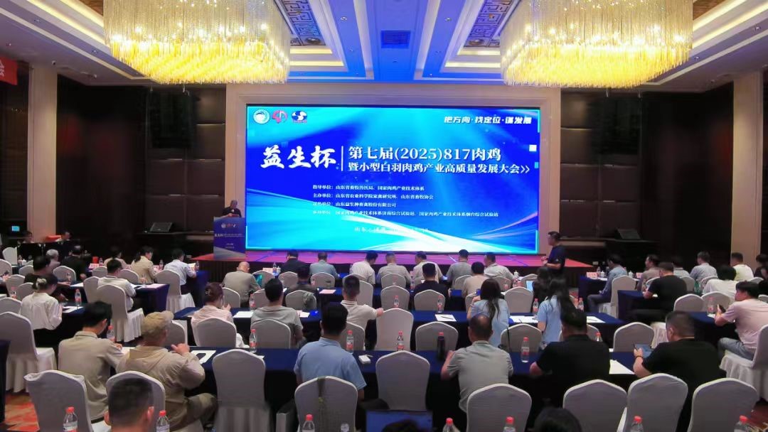 【聚会】918博天堂杯--第七届（2025）817肉鸡暨小型白羽肉鸡工业高质量生长大会在济南乐成举行